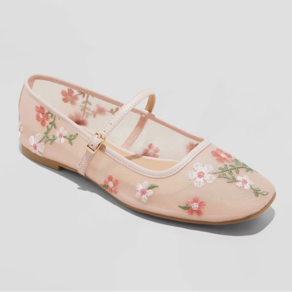 Wild Fable Elsa mesh ballet flats - Picture 3 of 6